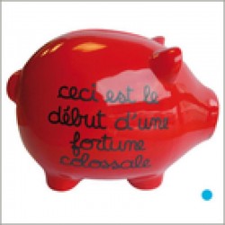 Tirelire cochon geante rge...