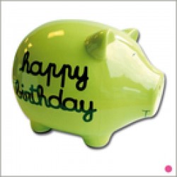 Tirelire cochon geante vert...