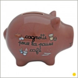 Tirelire cochon chocolat...