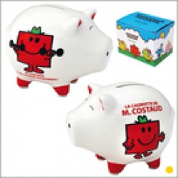 Tirelire cochon mr costaud