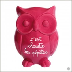 Tirelire chouette les petetes