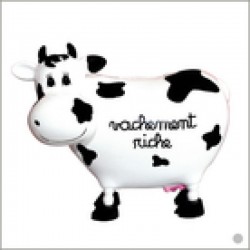 Tirelire vache vachement riche