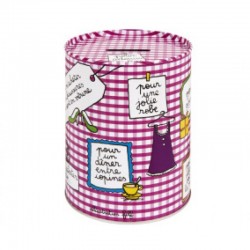 Tirelire eco souhaits de fille