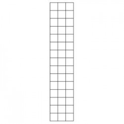 Grille maille rectangle 150x30