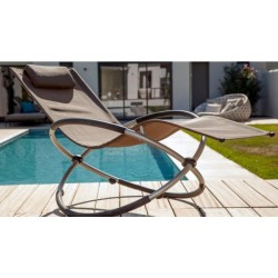 Lit cercle - taupe
