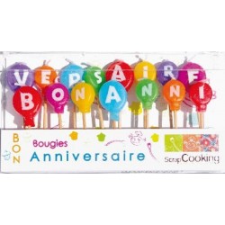 Bougies "bon anniversaire"
