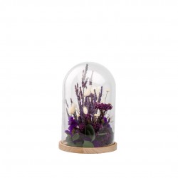 CLOCHE fleurs Sechees...