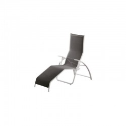 Relax tampa pliant argent/noir
