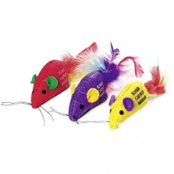 Supersouris avec catnip 6cm