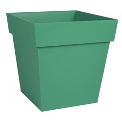 Pot carre toscane 32cm vert...