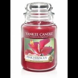 Bougie grande jarre hibisus...