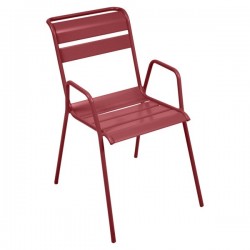 Fauteuil monceau piment FERMOB