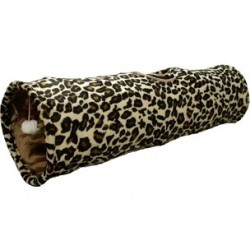 Tunnel chat leopard 90x25cm