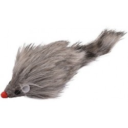Souris peluche 12cm avec voix
