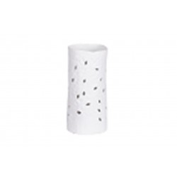 Lampe cylindre feuillage h23cm