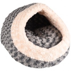 Lit chat cuddly gris 40x40cm