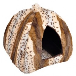 Maisonnette chat lynx 40x40cm