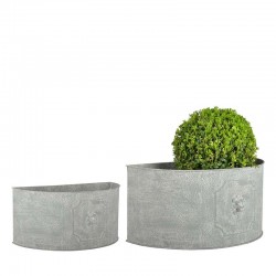 Pots de fleurs 1/2rnds lion...