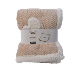 Plaid acryl a/cœur...