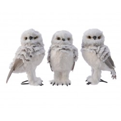 Chouette peluche debout...